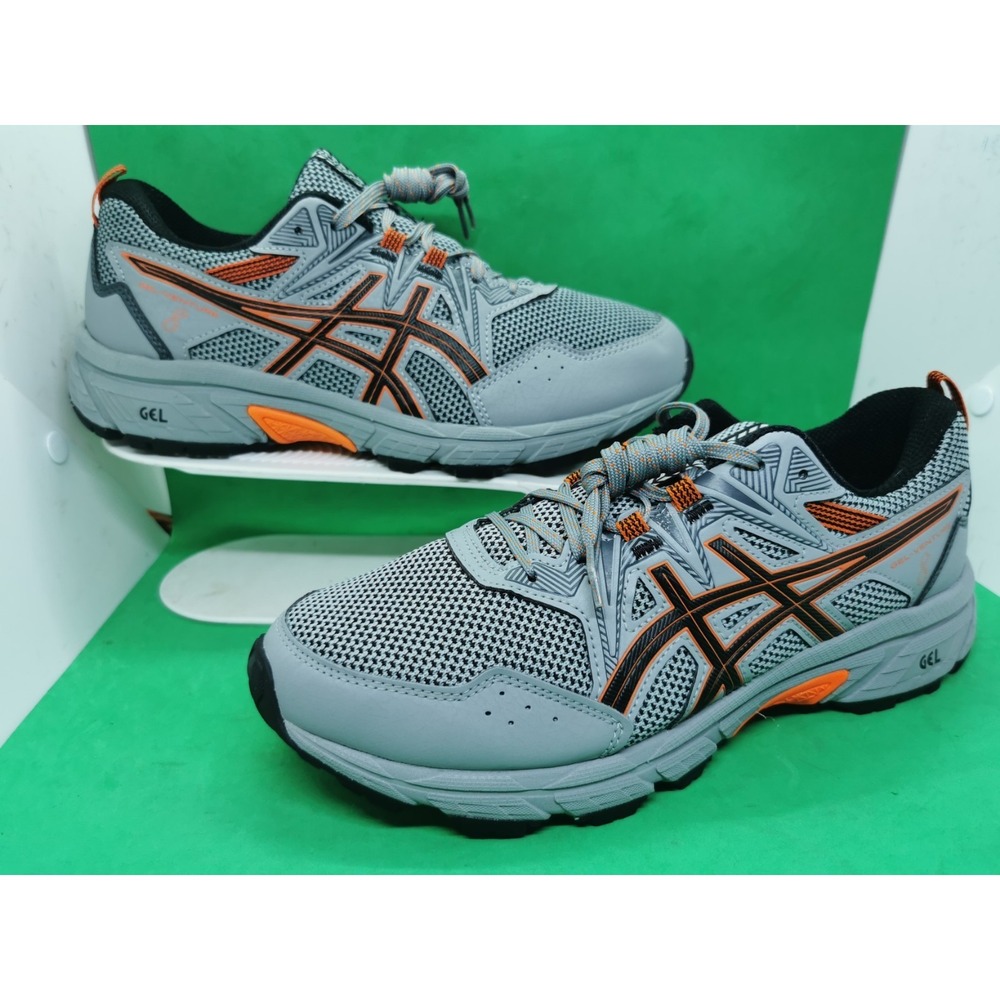 Asics Gel Venture 8 Athletic Shoes Sheet Rock Habanero Mens Size 8 Extra Wide